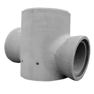 CENTUB Spezialschachtunterteil exkl. Anschlussformstücke DN 2000 H 2310 mm h1 2010 mm W 120 mm