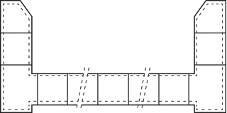 Puits perdu en béton, armé
