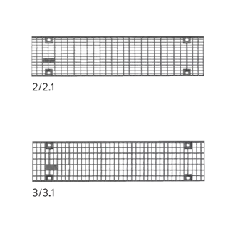 BIRCOsir<sup>®</sup> Rinnen NW 150 Abdeckungen