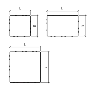 VEGAS Pflastersteine mit Nocken fein gefast