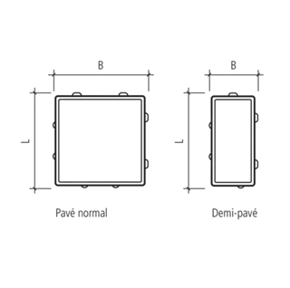 CLASSIC<sup>®</sup> DRAIN Ökosteine gefast