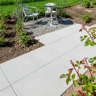 Dalles de jardin PARCO<sup>®</sup> SELECTION chanfreinées li isses