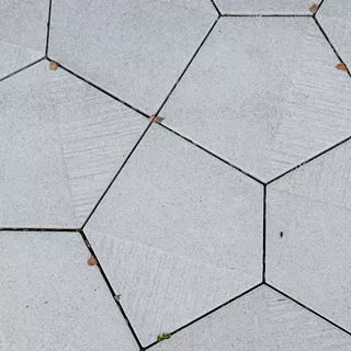 5-Eck Pflasterplatte